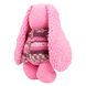 Мягкая игрушка "Заяц розовый" 0128 фото 4