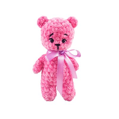 Мягкая игрушка "Медвежонок розовый маленький" 0137 фото